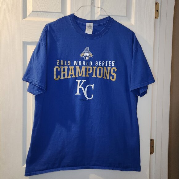 KC Royals 2015 World Series Champions XL Mens Tee - Picture 2 of 5